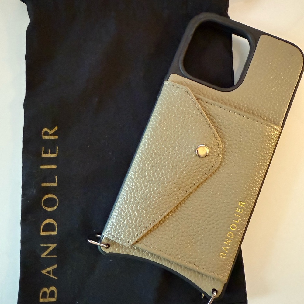 iPhone 14 Pro Max Bandolier ‘Greige”  Phone Case